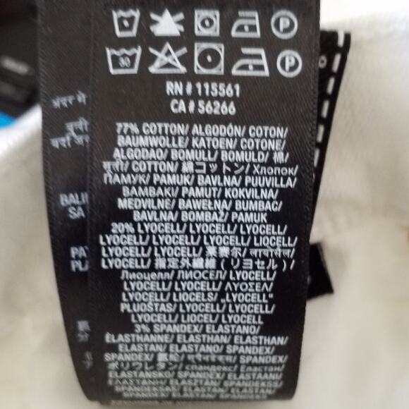 7 For All Mankind Gwenevere White Skinny Jeans | Size 23 | NWT - Picture 11 of 11